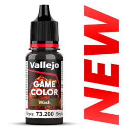 Vallejo – 18ML – Wash Sépia – Sepia [73200]