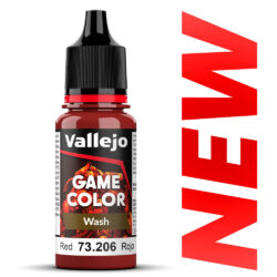 Vallejo – 18ML – Wash Rouge – Red [73206]