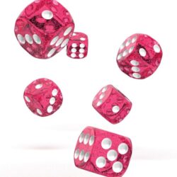 Oakie Doakie Dice – Dés D6 16mm – Speckled – Rose (x12)
