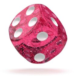 Oakie Doakie Dice – Dés D6 16mm – Speckled – Rose (x12)