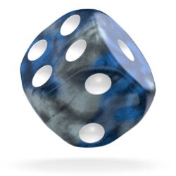Oakie Doakie – Dés D6 16mm – Gemidice – Liquid Steel (x12)