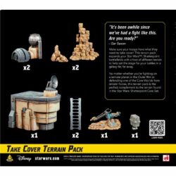 STAR WARS : SHATTERPOINT – Set de Terrain à couvert (Pack Terrain Take Cover)