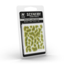 Vallejo – Touffes (Wild Tuft) – 4mm (Medium) – Vert Clair (Light Green)