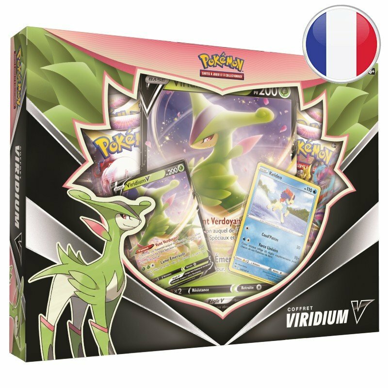 Pokémon EB11 : Coffret V - VIRIDIUM-V (4 Boosters)