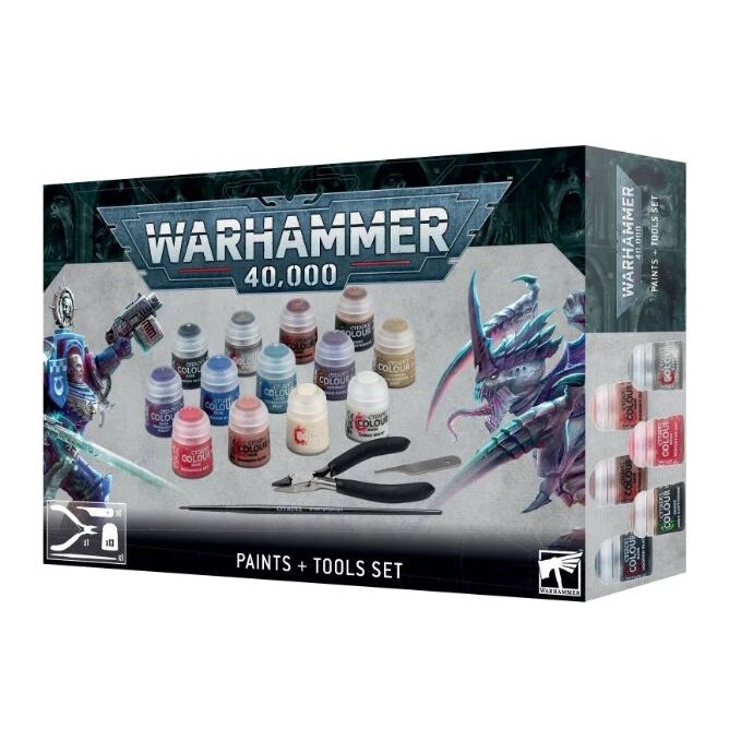 W40K : Set Peintures + Outils / PAINTS + TOOLS SET v10 (60-12)