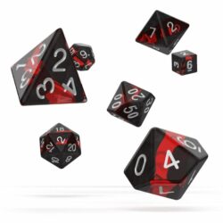 Oakie Doakie – Dice RPG / Dés JDR – Set Enclave – Ruby (7)