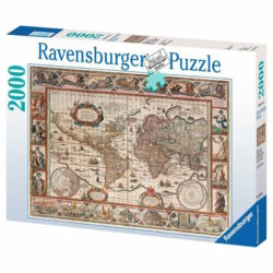 RAVENSBURGER – Puzzle – 2000p – MAPPEMONDE 1650