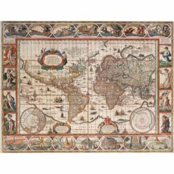RAVENSBURGER – Puzzle – 2000p – MAPPEMONDE 1650