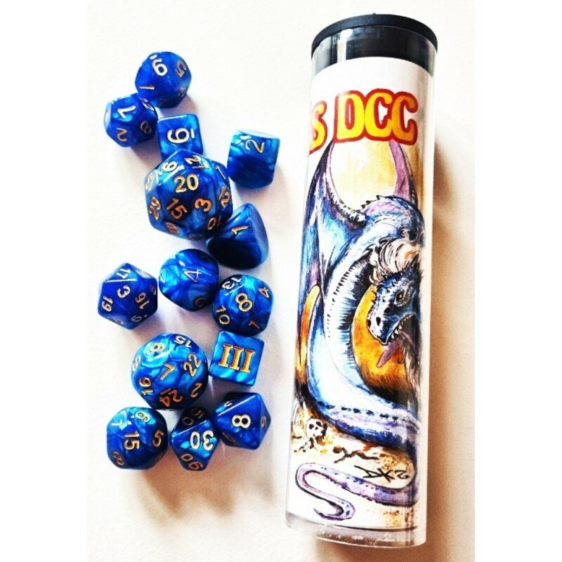 Dungeon Crawl Classics : Set 14 dés - Set dés Wyrm à crinière