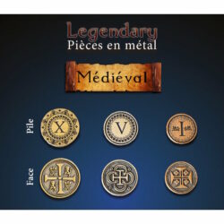 LEGENDARY METAL COINS – Set Médiéval
