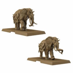 Le Trône de Fer – Jeu de Figurines (TdFJdF) : NEUTRES – Eléphants de la Compagnie Dorée [N20]