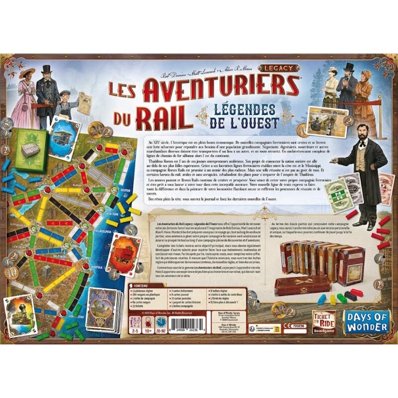 Les Aventuriers du Rail - Legacy - Légendes de l'Ouest – Image 3