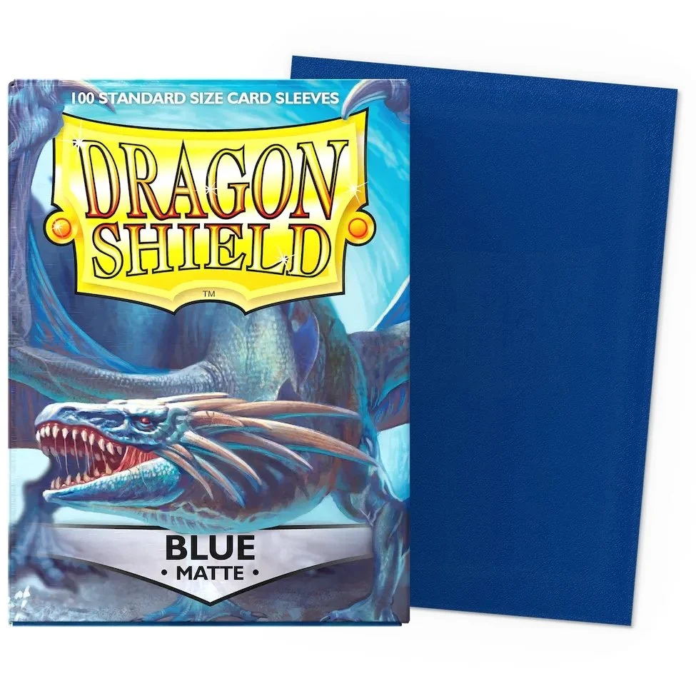 Protège Cartes – Dragon Shield : DS100 – MATTE – (STD x100) : Bleu - Blue