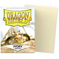 Protège Cartes – Dragon Shield : DS100 – MATTE – (STD x100) : Ivoire – Ivory