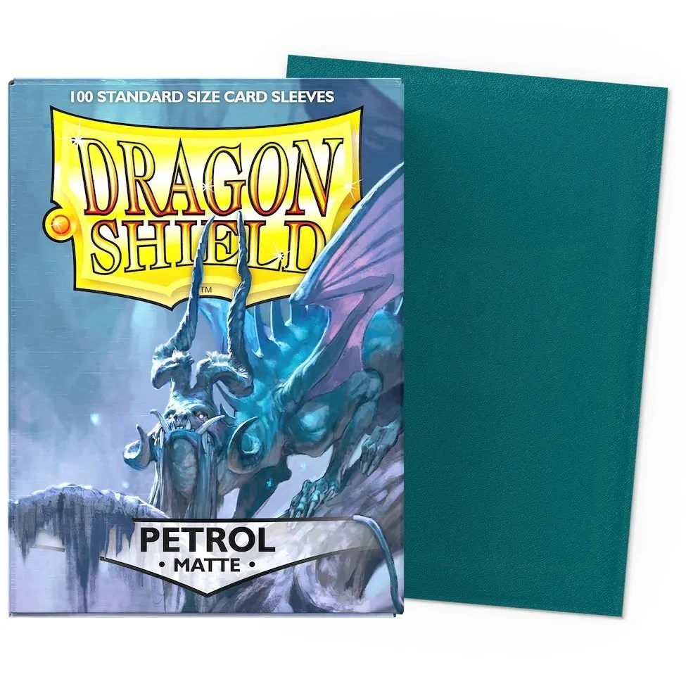 Protège Cartes – Dragon Shield : DS100 – MATTE – (STD x100) : Pétrole - Petrol