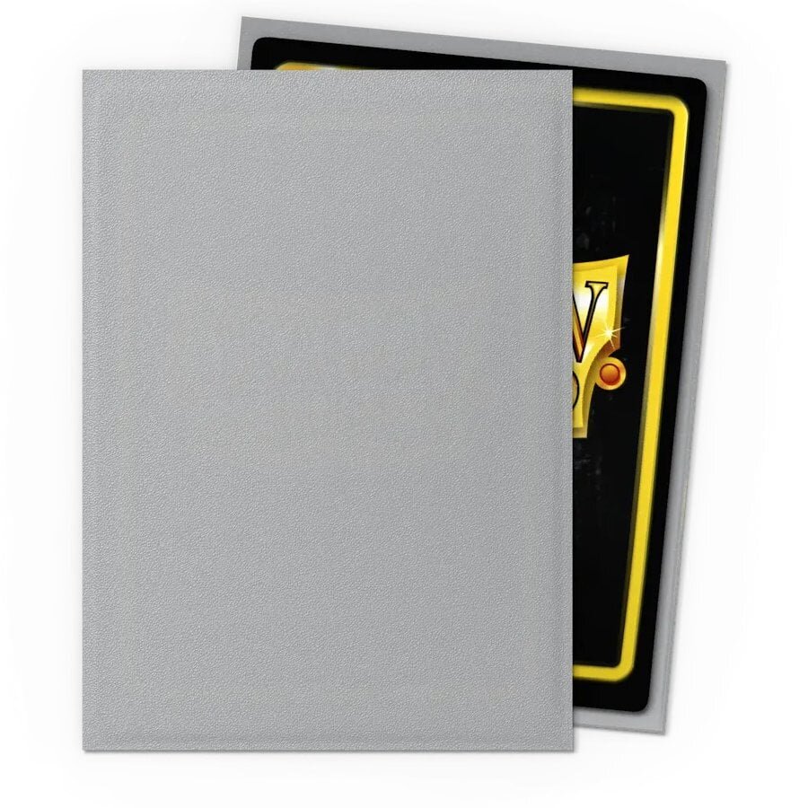 Protège Cartes – Dragon Shield : DS100 – MATTE – (STD x100) : Argent - Silver – Image 2
