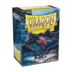 Protège Cartes – Dragon Shield : DS100 – MATTE – (STD x100) : Noir – Black
