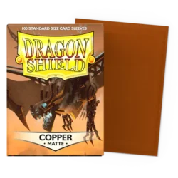 Protège Cartes – Dragon Shield : DS100 – MATTE – (STD x100) : Cuivre – Copper
