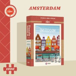 WIM AMSTERDAM – Puzzle / Affiche “Amsterdam” / 48x68cm