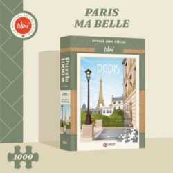 WIM PARIS MA BELLE – Puzzle / Affiche Paris – “Paris Ma Belle” / 48x68cm