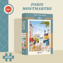 WIM PARIS MONTMARTRE – Puzzle / Affiche Paris – “Montmartre” / 48x68cm