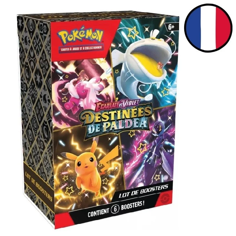 Pokémon EV04.5 : Destinées de Paldea - Bundle (6 boosters)