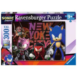 RAVENSBURGER – Puzzle – 300p : New yoke city – Un monde parallèle – Sonic Prime