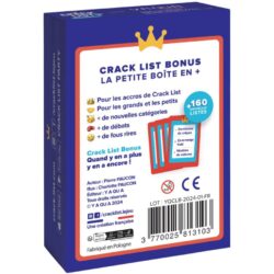 Crack List + Extension Bonus #1