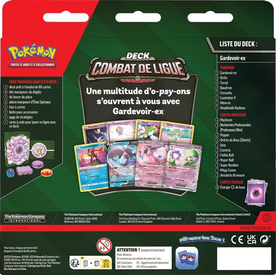 Pokémon : Coffret Combat de Ligue - Gardevoir-EX (Q2 2024) – Image 2