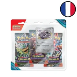 Pokémon EV06 : Mascarade Crépusculaire – Pack 3 Boosters