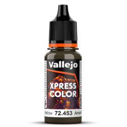 Vallejo – 18ML – Game Color 165-Jaune Militaire – Military Yellow (72453)