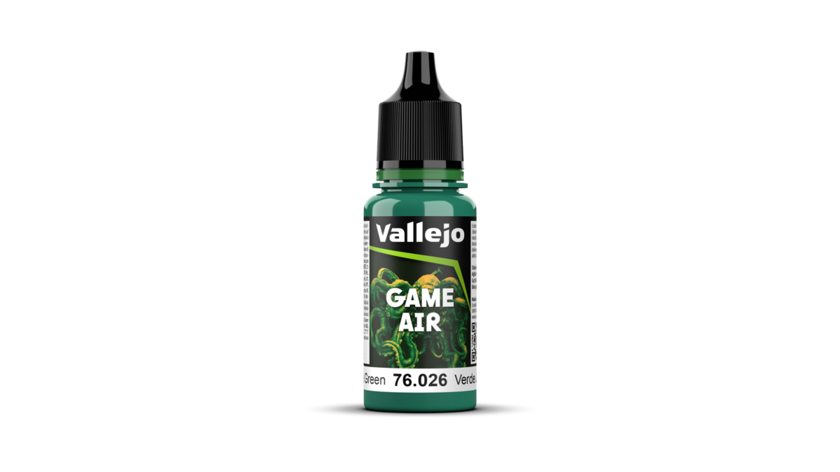 Vallejo – 18ML - Game Air 031-Vert Jade - Jade Green (76026)