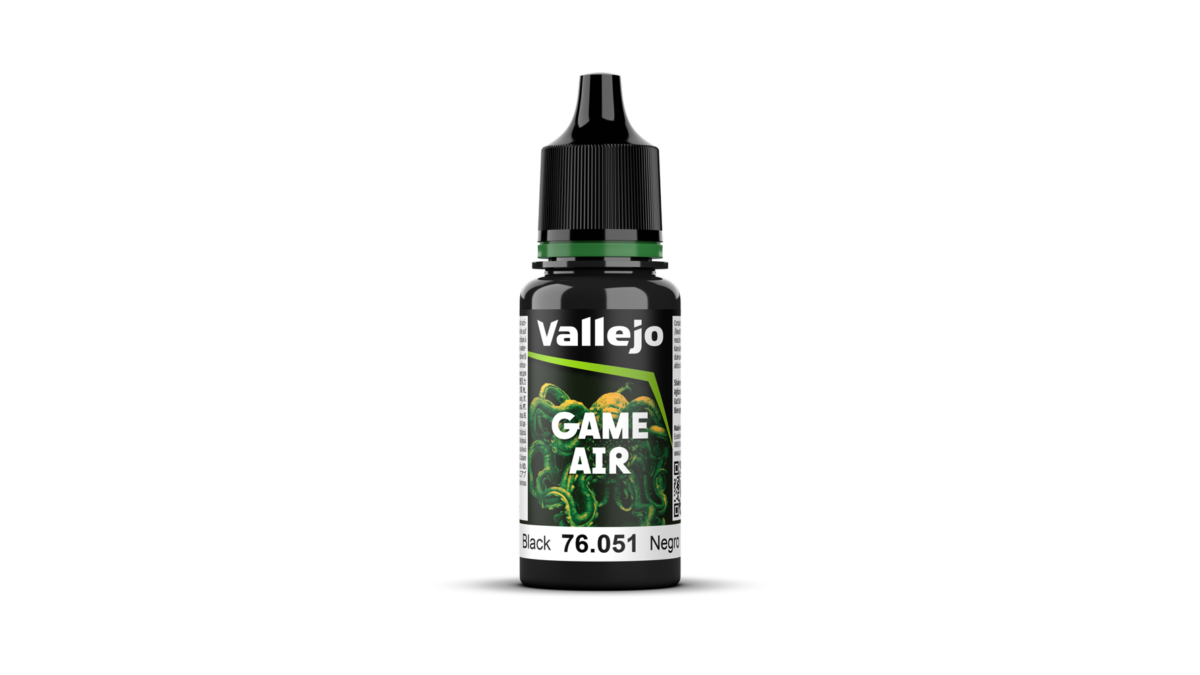 Vallejo – 18ML - Game Air 051-Noir Abîme - Black (76051)