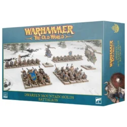 THE OLD WORLD – Bataillon des Forteresses Naines (Dwarfen Mountain Holds Battalion) – Set d&rsquo;Armée [10-01]