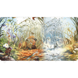 ULTRA PRO : Tapis de Jeu – MTG : Bloomburrow Playmat White