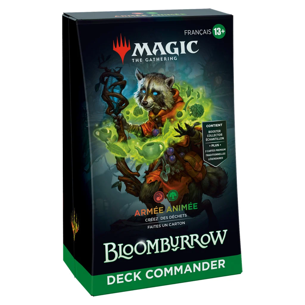 Magic The Gathering : Bloomburrow - Deck Commander (FR) - Armée Animée (Raton Laveur)
