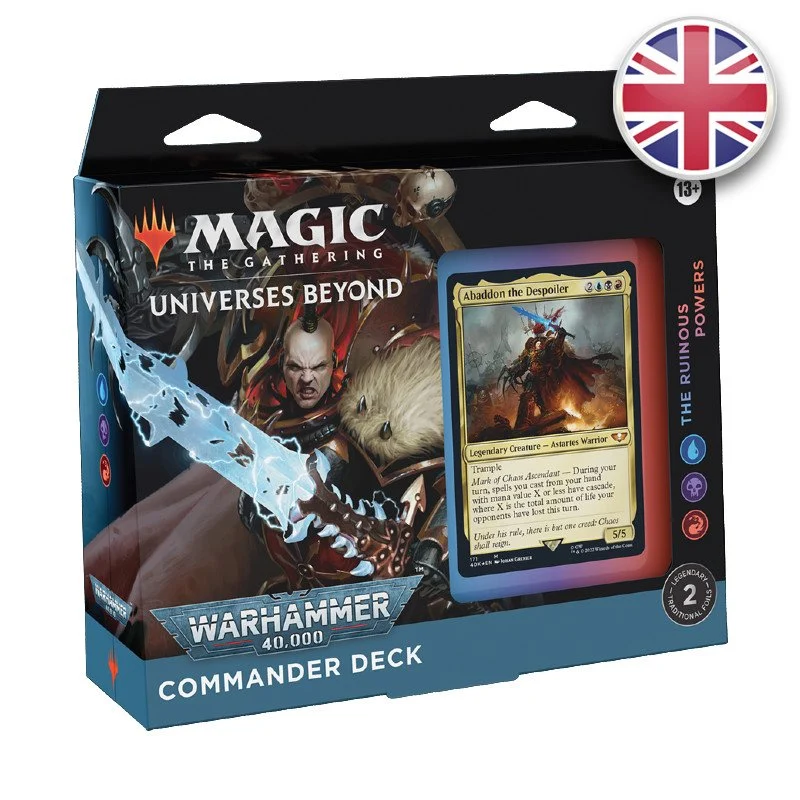 MTG : Decks Commander Univers Infinis - Warhammer 40K (Anglais) (ENG) - THE RUINOUS POWERS