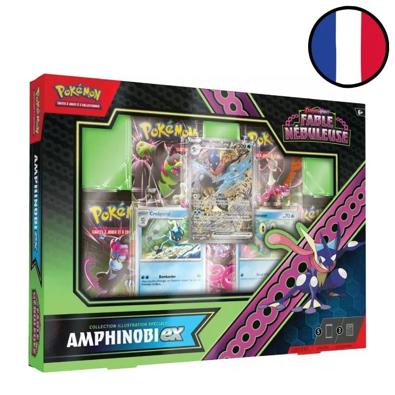 Pokémon EV065 : Fable Nébuleuse - Coffret ex Collection Spéciale : Amphinobi-ex ou Hyporoi-ex (5B) (Q3 24)