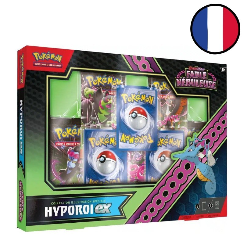 Pokémon EV065 : Fable Nébuleuse - Coffret ex Collection Spéciale : Amphinobi-ex ou Hyporoi-ex (5B) (Q3 24) – Image 2