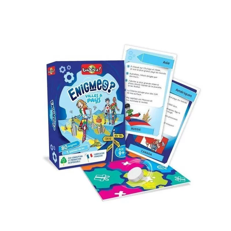 Bioviva - Enigmes - Villes et Pays (9ans) – Image 2