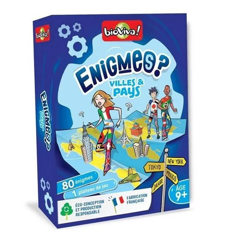 Bioviva - Enigmes - Villes et Pays (9ans)
