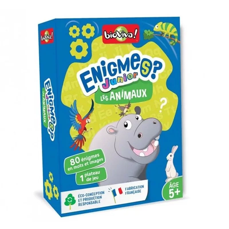 Bioviva - Enigmes Junior - Les Animaux (5ans)