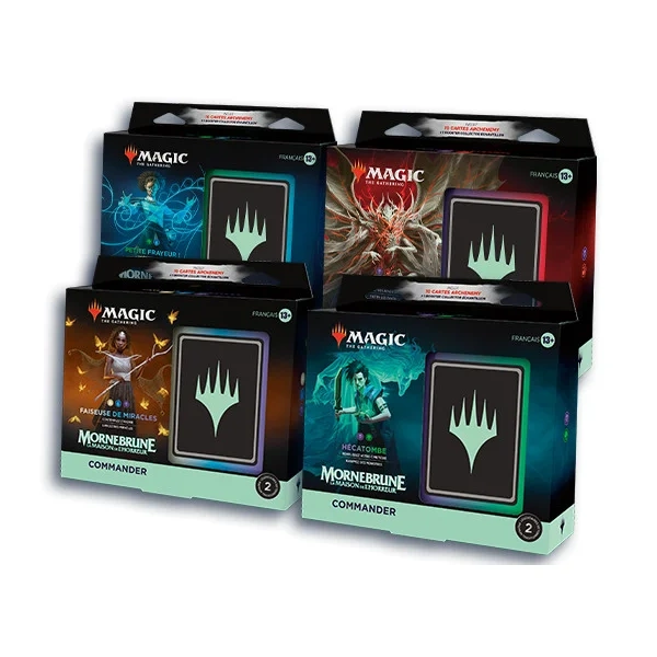 Magic The Gathering : Mornebrune - Deck Commander (FR) - Lot des 4 Deck Commander
