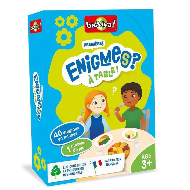 Bioviva - Mes Premières Enigmes - A table (3ans)