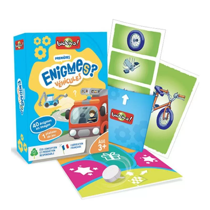 Bioviva - Mes Premières Enigmes - Véhicules (3ans) – Image 2