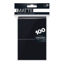 Ultra PRO – Protèges cartes (sleeves) – Standard x100 (63x88mm) – Pro-Matte Noir