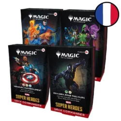 MTG : Marvel Super Heroes – Commander (FR) – Lot des 4 Decks Commander