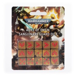 W40K – Arks of Omen – Sanguinary – Dés (Dice) (Garde Sanguinaire Blood Angels)