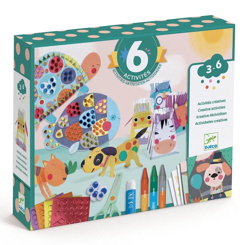 DJECO - ARTS & CRAFTS - Les animaux et leurs maisons