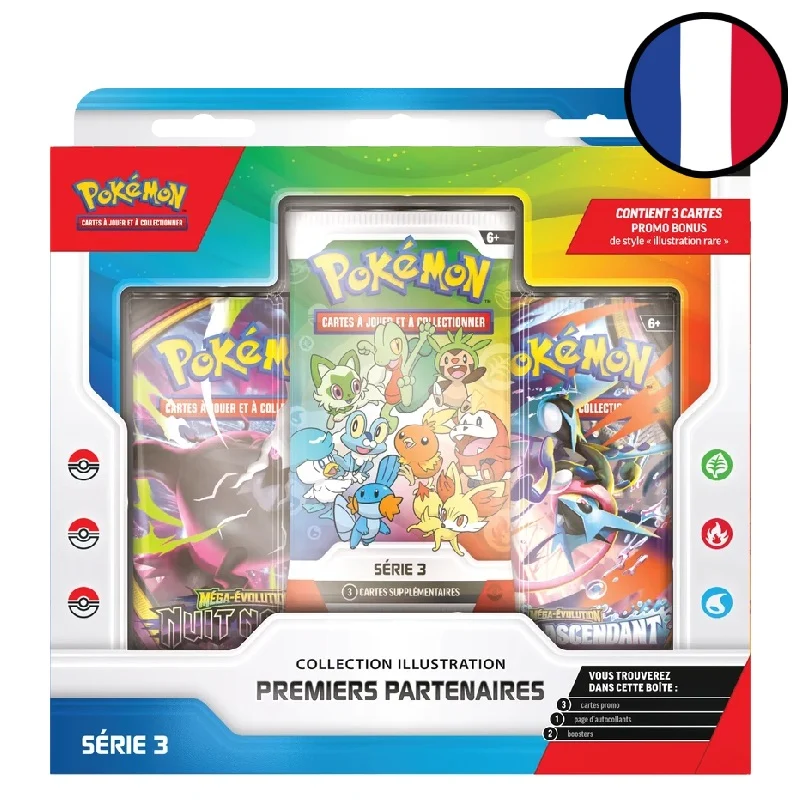 Pokémon - Pack Collection Illustration Premiers Partenaires – Série 3